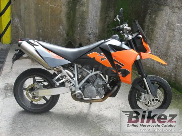 KTM 950 Supermoto Orange