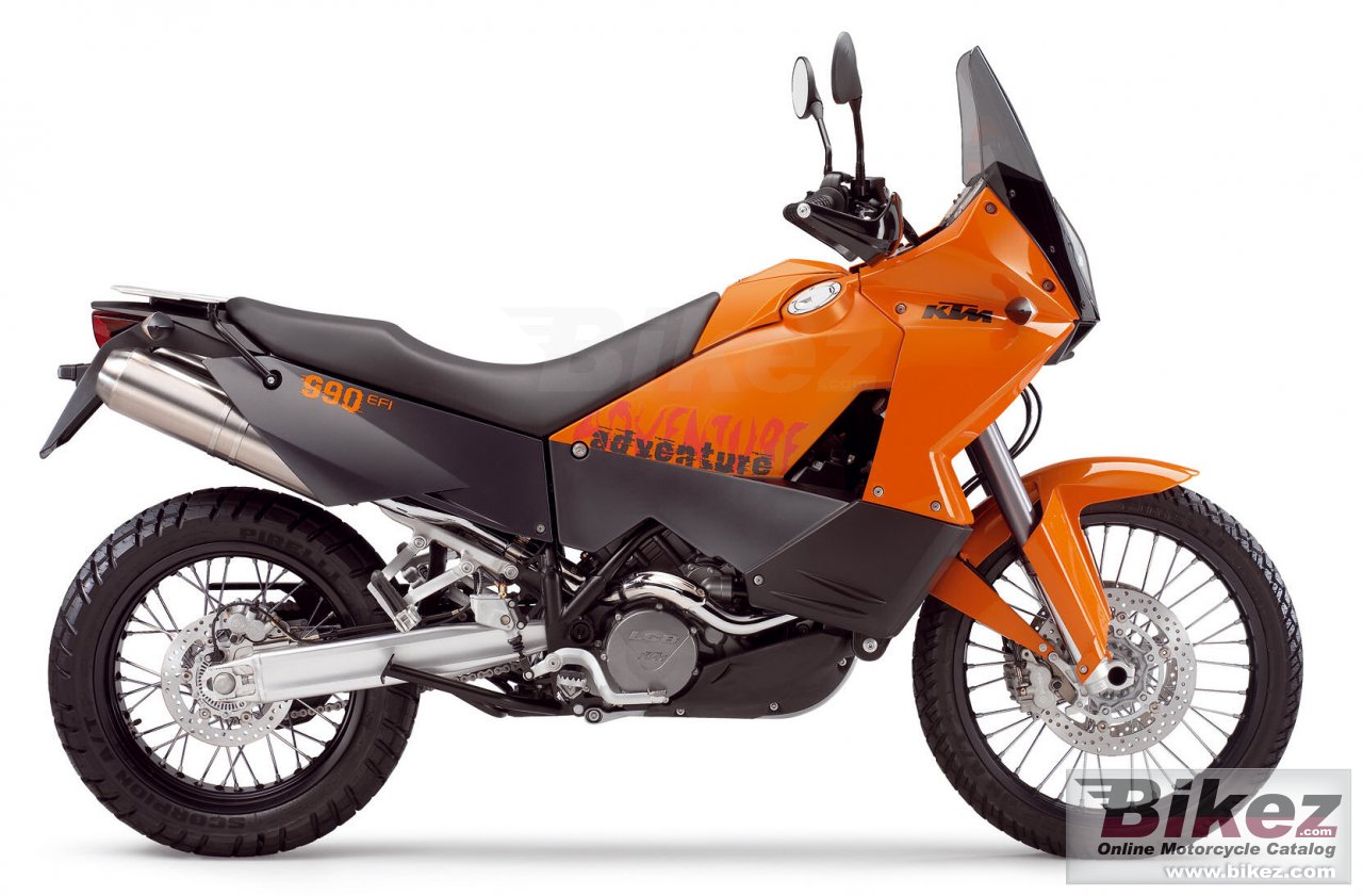 KTM 990 Adventure Orange