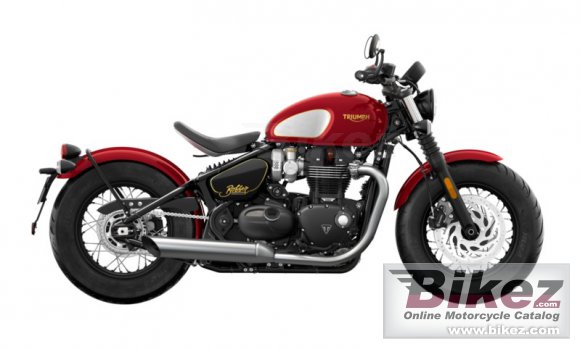 Triumph Bonneville Bobber Gold Line