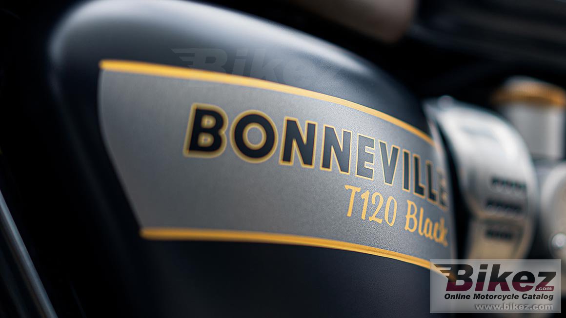 Triumph Bonneville T120 Black Gold Line
