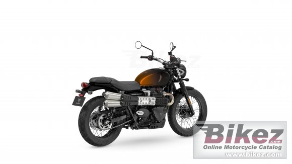 Triumph Scrambler 900 Orange Stealth Edition