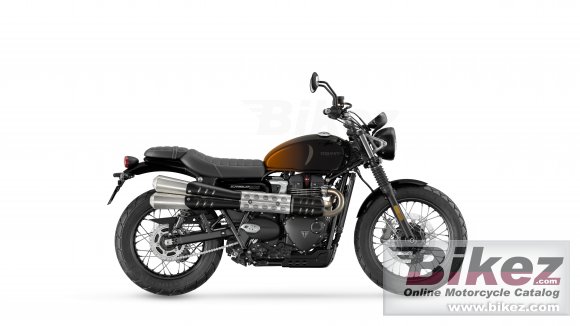 Triumph Scrambler 900 Orange Stealth Edition