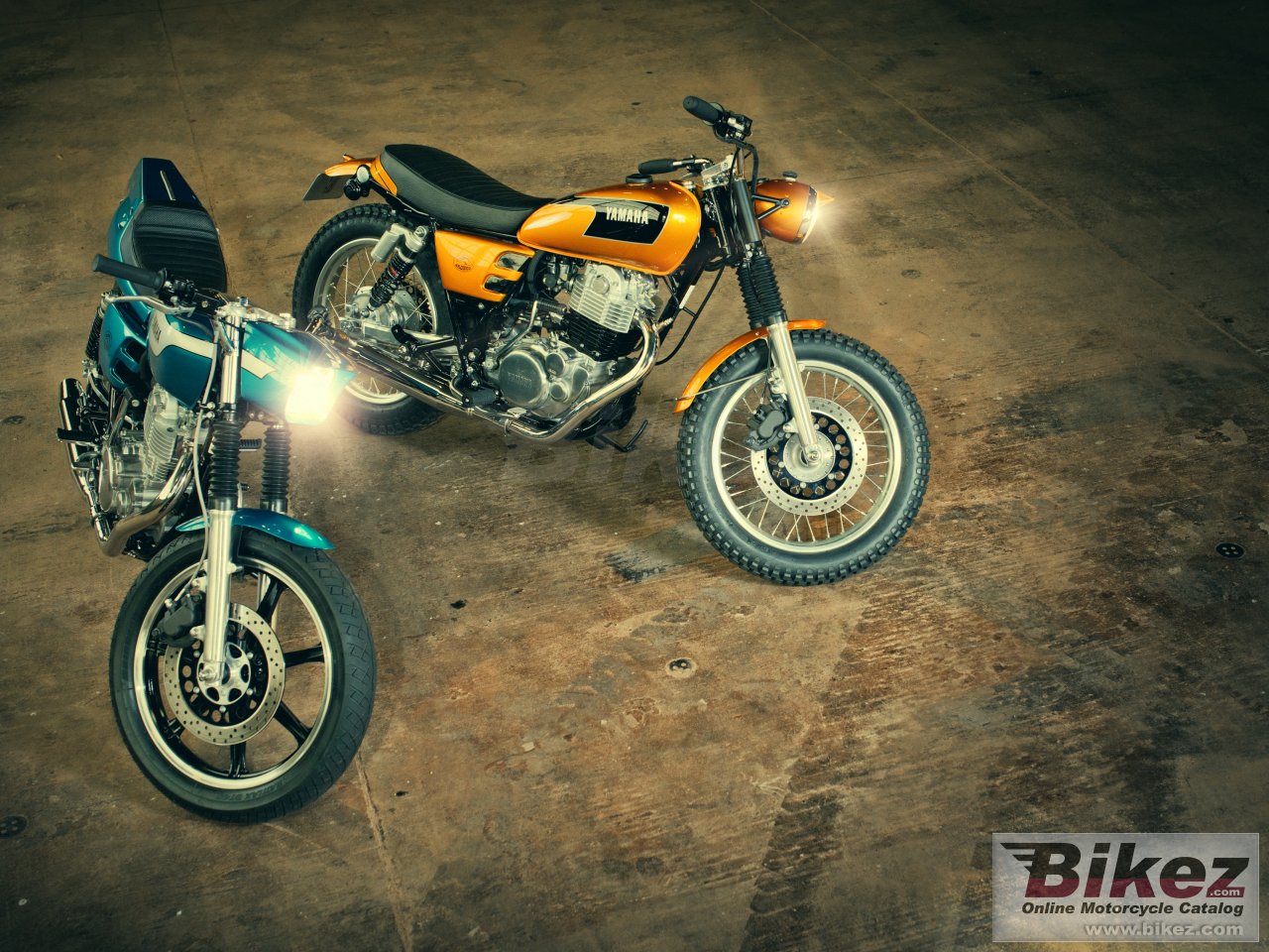Yamaha SR400 Stallion and Bronco